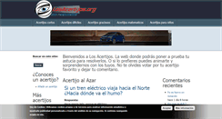 Desktop Screenshot of losacertijos.org